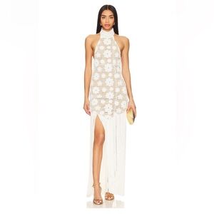 Bronx And Banco Maia Fringe Halterneck Dress